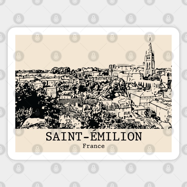 Saint-Emilion - France Magnet by Lakeric